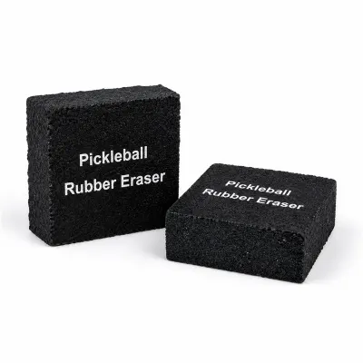 Custom Logo Pickleball Paddle Cleaning Eraser - Raw Carbon Fiber Paddle Cleaner