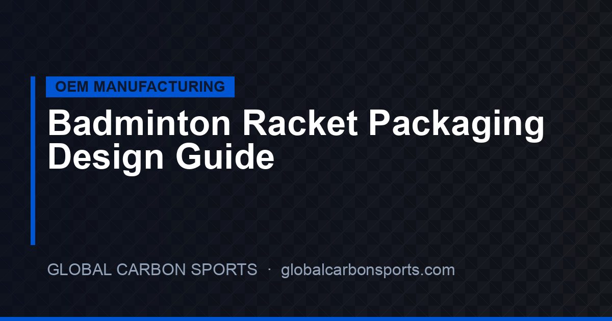Badminton Racket Packaging 2026