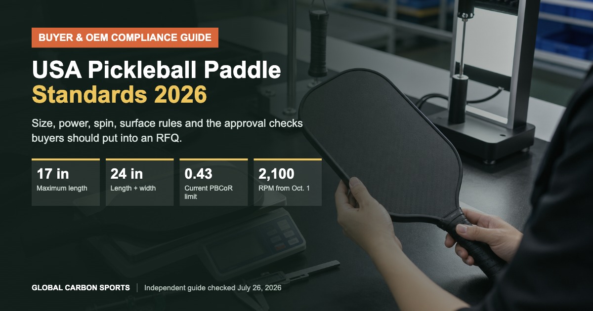 USA Pickleball Paddle Standards 2026: Size, Power, Spin & Approval Guide