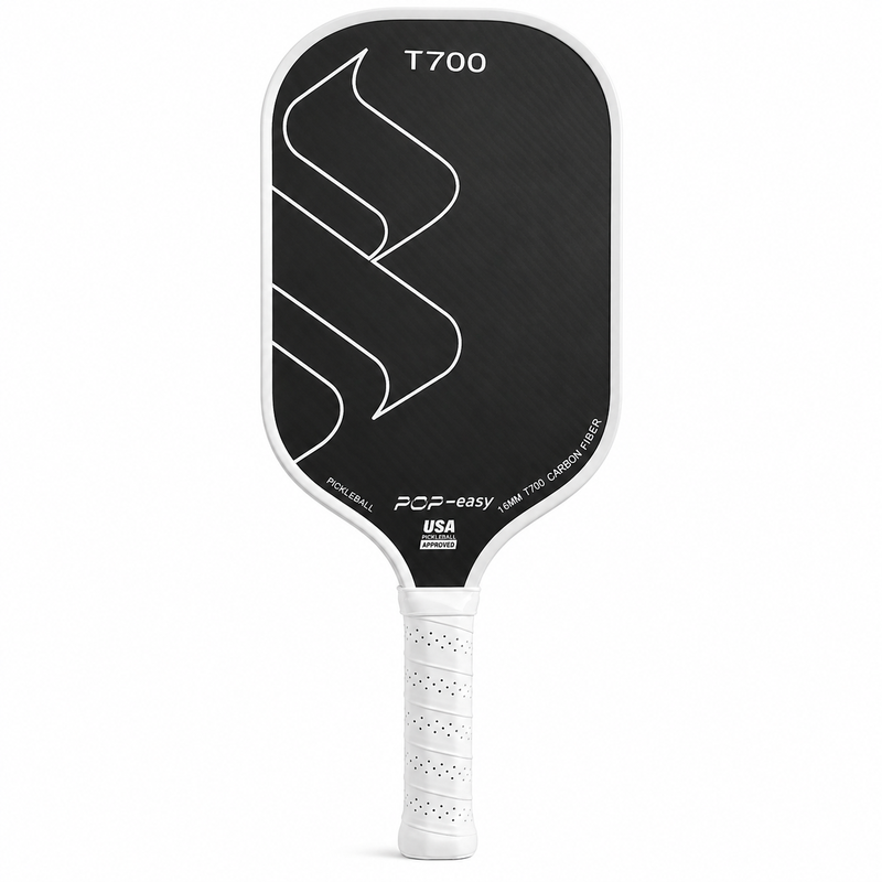 Set di racchette da Pickleball in fibra di carbonio grezza T700 pressate a freddo - Unibody termoformato